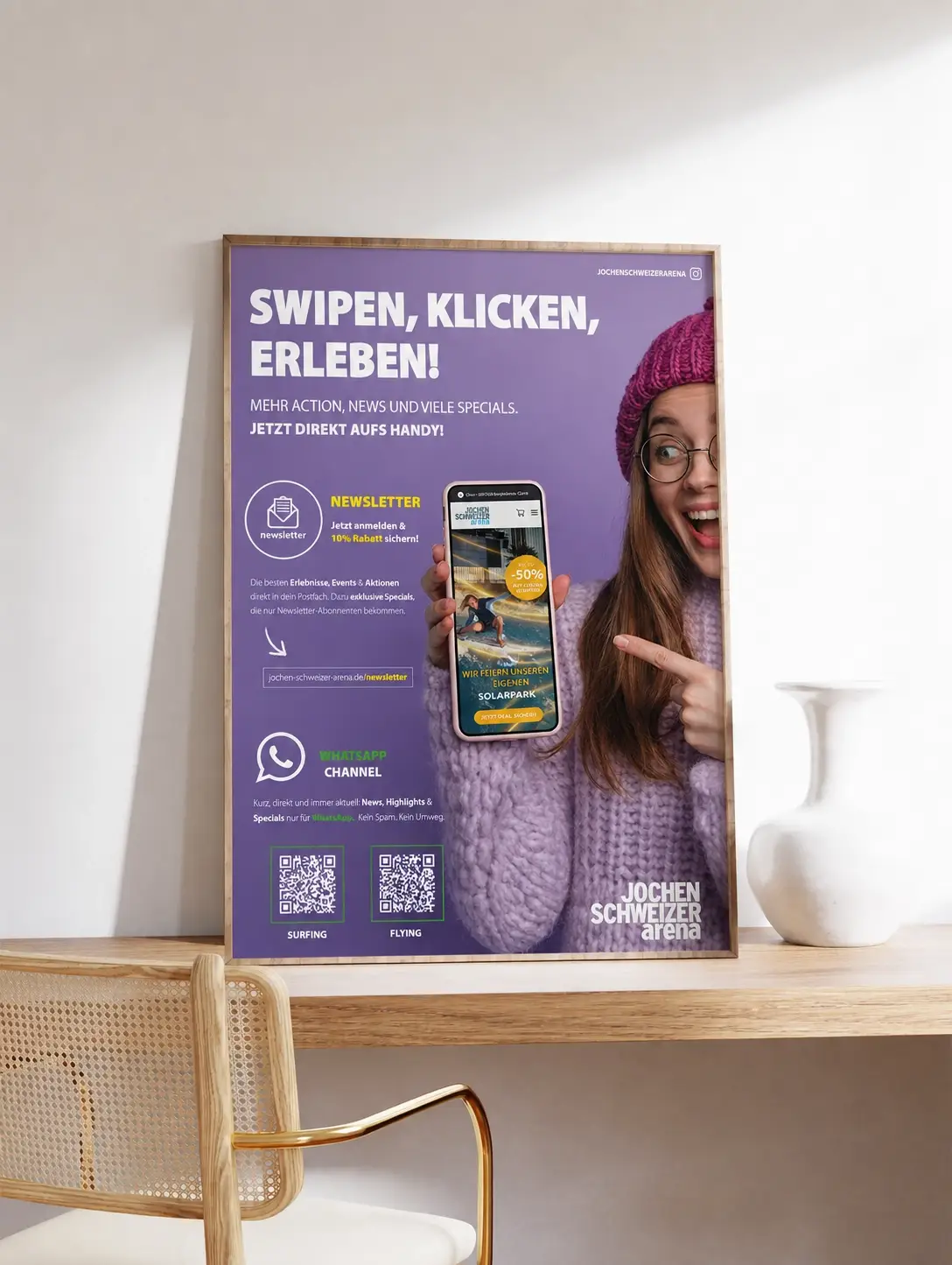 Jochen Schweizer Arena Poster Mockup